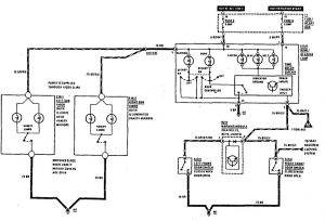 Mercedes-Benz 560SEC - wiring diagram - courtesy lamp (part 1)