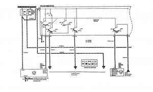 Mercedes Benz 560SEC - wiring diagram - HVAC controls (part 1)