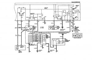 Mercedes Benz 560SEC - wiring diagram - HVAC controls (part 2)