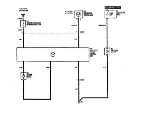 Mercedes Benz 560SEC - wiring diagram - HVAC controls