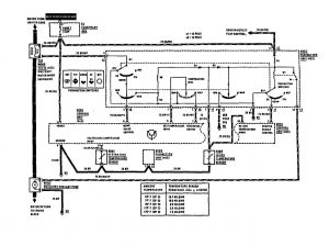 Mercedes Benz 560SEC - wiring diagram - HVAC controls