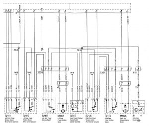 Mercedes-Benz C220 - wiring diagram - driver infromation center/message center (part 3)
