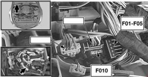 BMW 5-Series – wiring diagram - fuse box diagram – engine compartment N52