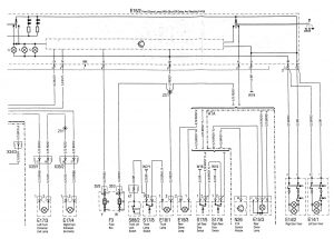 Mercedes-Benz C220 - wiring diagram - exterior lighting (part 2)