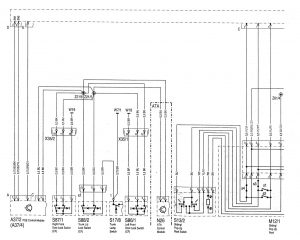 Mercedes Benz C220 - wiring diagram - power windows (part 1)