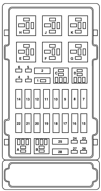 Ford E-Series E-150 E150 E 150 (2008) – fuse box diagram ... 1999 ford e350 van fuse box diagram 