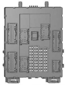 Ford Ranger – fuse box- passeneger compartment