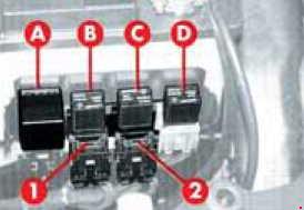 Alfa Romeo 146 – fuse box diagram – additional fuses (T.SPARK)