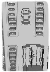 Ford Transit mk7 (2006) – fuse box – passeneger compartment