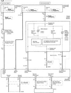 Honda Accord - wiring diagram - ABS (part 1)