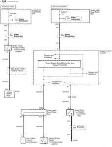 Honda Accord - wiring diagram - ABS (part 3)