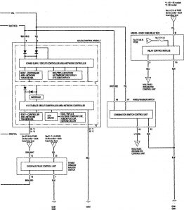 Honda Accord - wiring diagram - body controls (part 2)