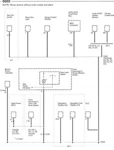 Honda Accord - wiring diagram - ground distribution (part 7)