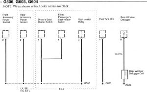 Honda Accord - wiring diagram - ground distribution (part 9)