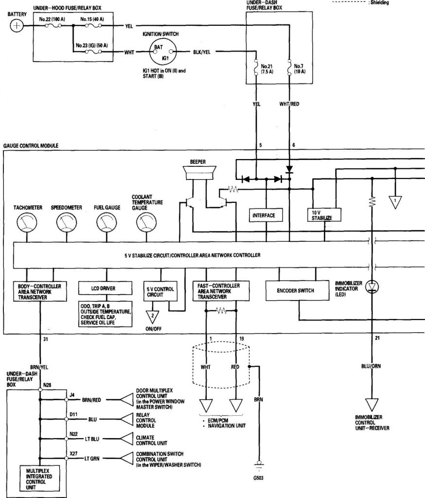 Honda Accord (2006) - wiring diagrams - instrumentation - Carknowledge.info