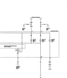 Honda Accord - wiring diagram - instrumentation (part 6)