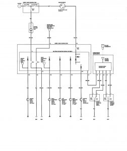 Honda Accord - wiring diagram - keyless entry (part 1)