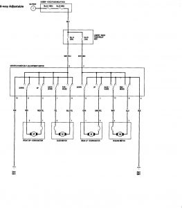 Honda Accord - wiring diagram - power seat
