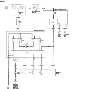 Honda Accord - wiring diagram - sunroof