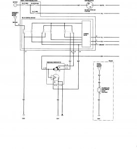 Honda Accord - wiring diagram - wiper/washer (part 1)