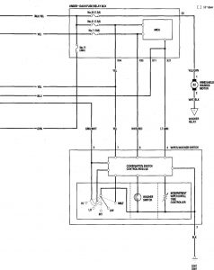 Honda Accord - wiring diagram - wiper/washer (part 2)