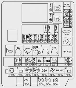Hyundai i40 – fuse box – engine compartment