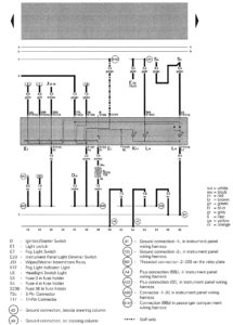 Volkswagen Golf - wiring diagram - daytime running lamps (part 4)