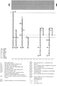 Volkswagen Golf - wiring diagram - daytime running lamps (part 5)