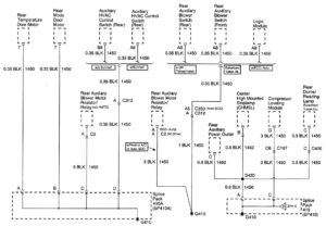Cadillac Escalade – wiring diagrams – ground distribution (part 13)