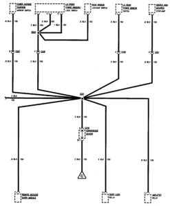 GMC Sierra 1500 – wiring diagrams – ground distribution  (part 9)
