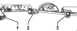 Audi A6 – fuse box diagram – fuse in plenum chamber