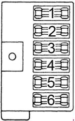 Dodge B300 - fuse box diagram