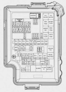 KIA Niro - fuse box diagram - engine compartment