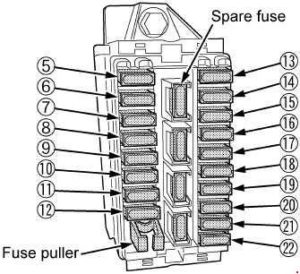 Kubota Power Krawler M8540 Narrow - fuse box diagram
