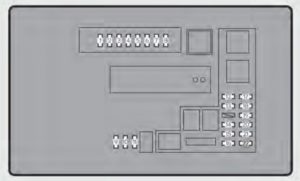 Lexus GS350 - fuse box -engine compartment (type B)