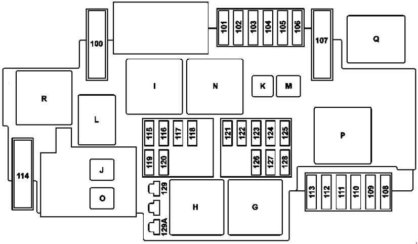 2014 Chevy Malibu Interior Fuse Box Diagram