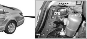 Mercedes-Benz CLS Class c218 – fuse box diagram -AIRMATIC relay