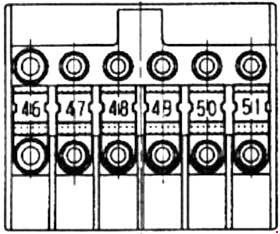 Mercedes-Benz Vaneo - (w141) - fuse box diagram - prefuse box on batterry's plus terminal